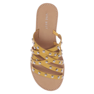 Sandalia NINE WEST Wncandie3-n  Sintetico Color Amarillo