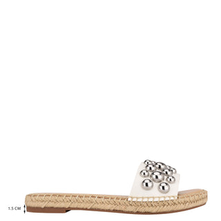 Sandalia NINE WEST Wnblast3-a  Sintetico Color Blanco