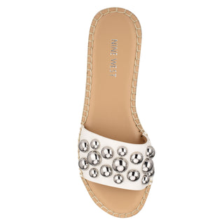 Sandalia NINE WEST Wnblast3-a  Sintetico Color Blanco