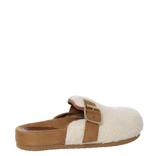 Zapato Destalonado WESTIES Wefujin2  Textil Color Blanco