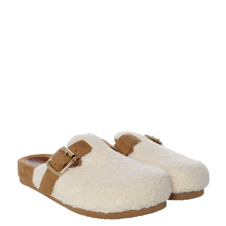 Zapato Destalonado WESTIES Wefujin2  Textil Color Blanco