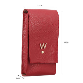 Porta Celular WESTIES Actamesiswe Vulpix Sintetico Color Rojo