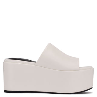 Zapatilla con Plataforma NINE WEST Wnballa3  Sintetico Color Blanco