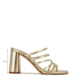 Sandalia NINE WEST Wngirlie3  Sintetico Color Metalico