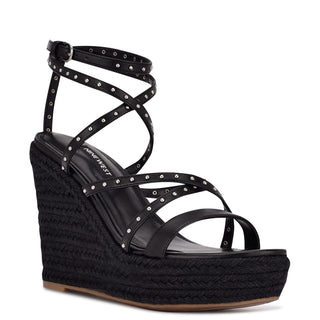 Zapatilla con Plataforma NINE WEST Wnhunda3-a  Sintetico Color Negro