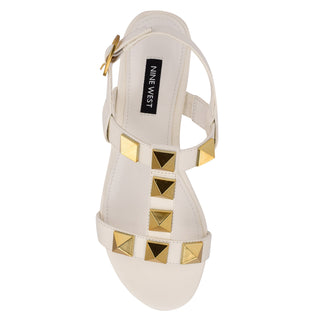 Sandalia NINE WEST Wnlander3  Sintetico Color Blanco