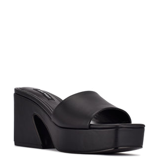 Zapato Destalonado NINE WEST Wnoklee3  Sintetico Color Negro