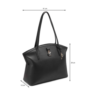 Bolsa Tote NINE WEST Ngv121023 Nemi Sintetico Color Negro