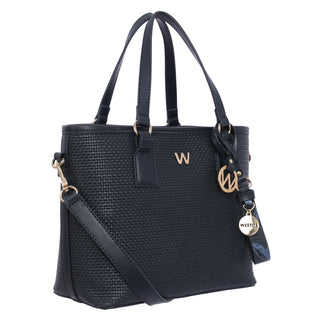 Bolsa Tote WESTIES Hbsenna11we Xiongmao Sintetico Color Azul