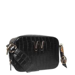 Bolsa Crossbody WESTIES Hbtelmawe  Sintetico Color Negro