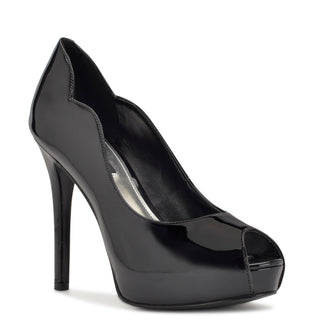 Zapatilla de Punta Abierta NINE WEST Wnhilare3  Sintetico Color Negro