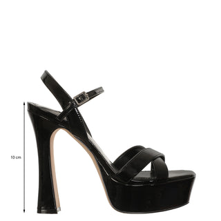 Sandalia NINE WEST Wniriv3  Sintetico Color Negro