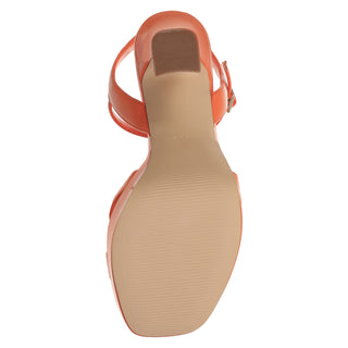 Sandalia NINE WEST Wniriv3  Sintetico Color Naranja