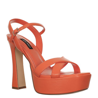 Sandalia NINE WEST Wniriv3  Sintetico Color Naranja