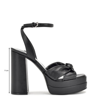 Sandalia NINE WEST Wnvivid3  Sintetico Color Negro