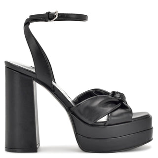 Sandalia NINE WEST Wnvivid3  Sintetico Color Negro