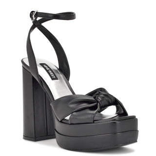 Sandalia NINE WEST Wnvivid3  Sintetico Color Negro