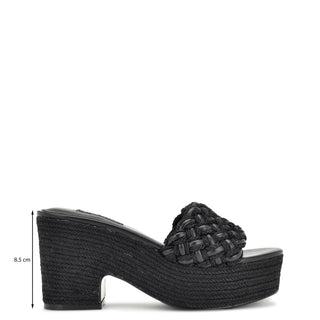 Zapato Destalonado NINE WEST Wnroxana2  Textil Color Negro