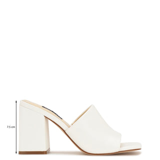 Zapato Destalonado NINE WEST Wnteice3  Sintetico Color Blanco