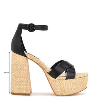 Sandalia NINE WEST Wnwillie3  Sintetico Color Negro