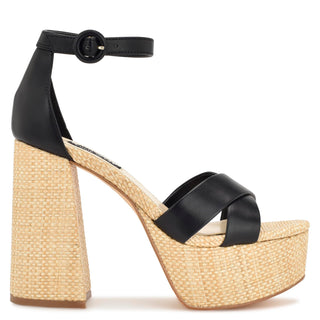 Sandalia NINE WEST Wnwillie3  Sintetico Color Negro