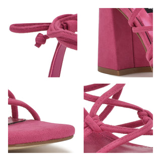 Sandalia NINE WEST Wnglaven2  Textil Color Rosa