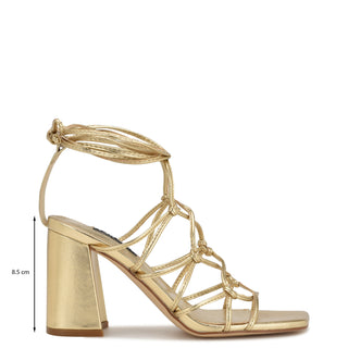 Sandalia NINE WEST Wnglaven3  Sintetico Color Metalico