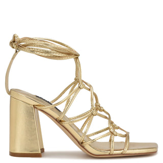 Sandalia NINE WEST Wnglaven3  Sintetico Color Metalico