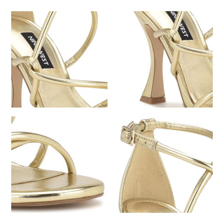 Sandalia NINE WEST Wnbesasy3  Sintetico Color Metalico