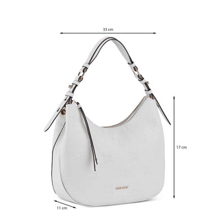 Bolsa Hobo NINE WEST Noe124502 Irina Sintetico Color Blanco