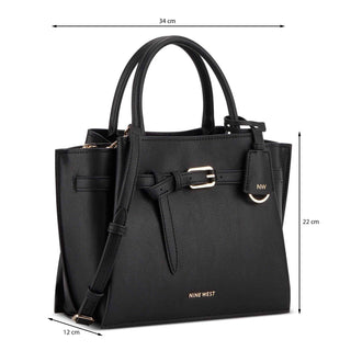 Bolsa de Mano NINE WEST Ngb127906  Sintetico Color Negro