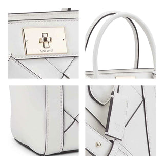 Bolsa de Mano NINE WEST Ngn131406 Magdalene Piel acabado charol Color Blanco