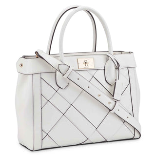 Bolsa de Mano NINE WEST Ngn131406 Magdalene Piel acabado charol Color Blanco