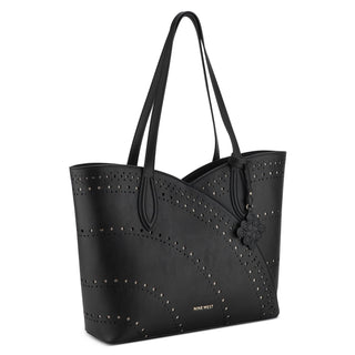 Bolsa Tote NINE WEST Ngn130923 Cheyenne Piel acabado charol Color Negro