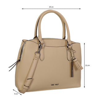 Bolsa de Mano NINE WEST Nym547205 Galla Sintetico Color Beige