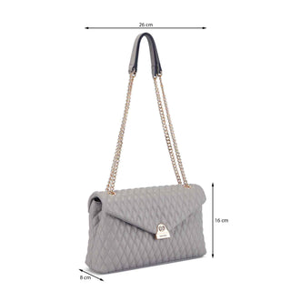 Bolsa Crossbody NINE WEST Ngq130421 Caelia Sintetico Color Gris