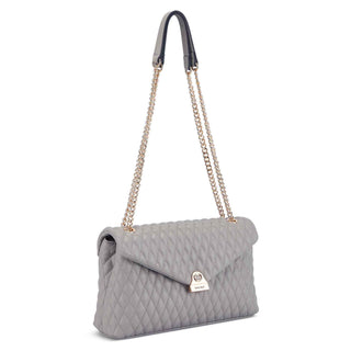 Bolsa Crossbody NINE WEST Ngq130421 Caelia Sintetico Color Gris