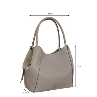 Bolsa tote NINE WEST Ngv130623 Etta Piel acabado charol Color Gris