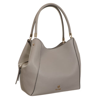 Bolsa tote NINE WEST Ngv130623 Etta Piel acabado charol Color Gris