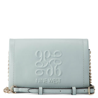 Bolsa Crossbody NINE WEST Ngb131073 Emmaline Piel acabado charol Color Verde