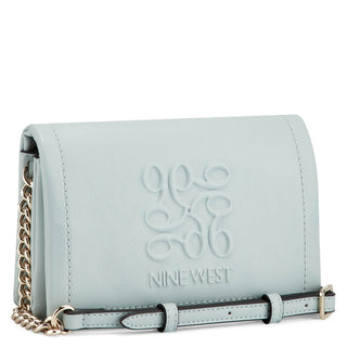 Bolsa Crossbody NINE WEST Ngb131073 Emmaline Piel acabado charol Color Verde