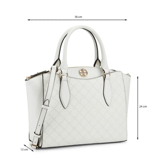 Bolsa de Mano NINE WEST Ndb127206 Kyelle Piel acabado charol Color Blanco