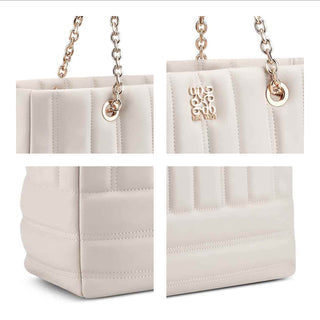 Bolsa Tote NINE WEST Ngq131123 Lelianna Sintetico Color Blanco