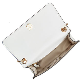 Bolsa Crossbody NINE WEST Ngb131378 Anais Piel acabado charol Color Blanco