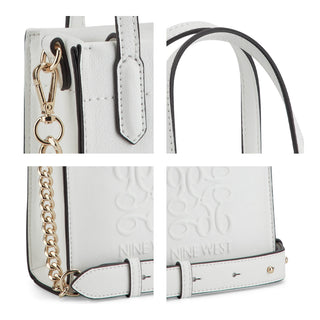 Bolsa Tote NINE WEST Ngb131075 Emmaline Piel acabado charol Color Blanco