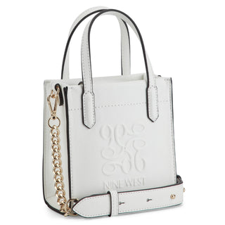 Bolsa Tote NINE WEST Ngb131075 Emmaline Piel acabado charol Color Blanco