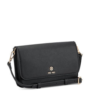 Cartera NINE WEST Ngb130379 Linnette Piel acabado charol Color Negro