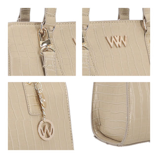 Bolsa de Mano WESTIES Hbdanadwe  Sintetico Color Beige