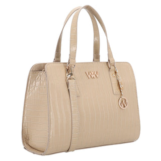 Bolsa de Mano WESTIES Hbdanadwe  Sintetico Color Beige