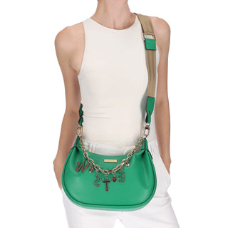 Bolsa Crossbody WESTIES Hbgigantuswe Likuku Sintetico Color Verde